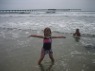 Playing in the Surf at OB